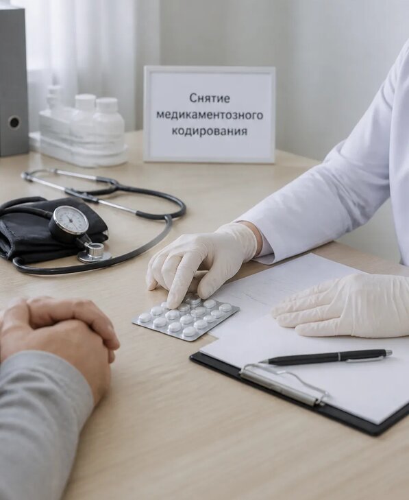 Снятие медикаментозного кодирования в Барабинске от 5079 р. | Медзона